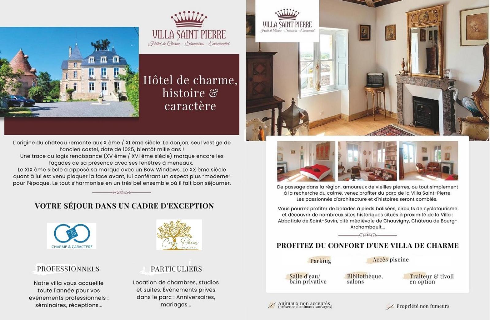 Villa Saint Pierre La Trimouille Eksteriør bilde